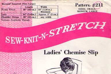 Sew-Knit-N-Stretch 217 Ladies' Bra Pattern - Size 32 A-B-C Cup
