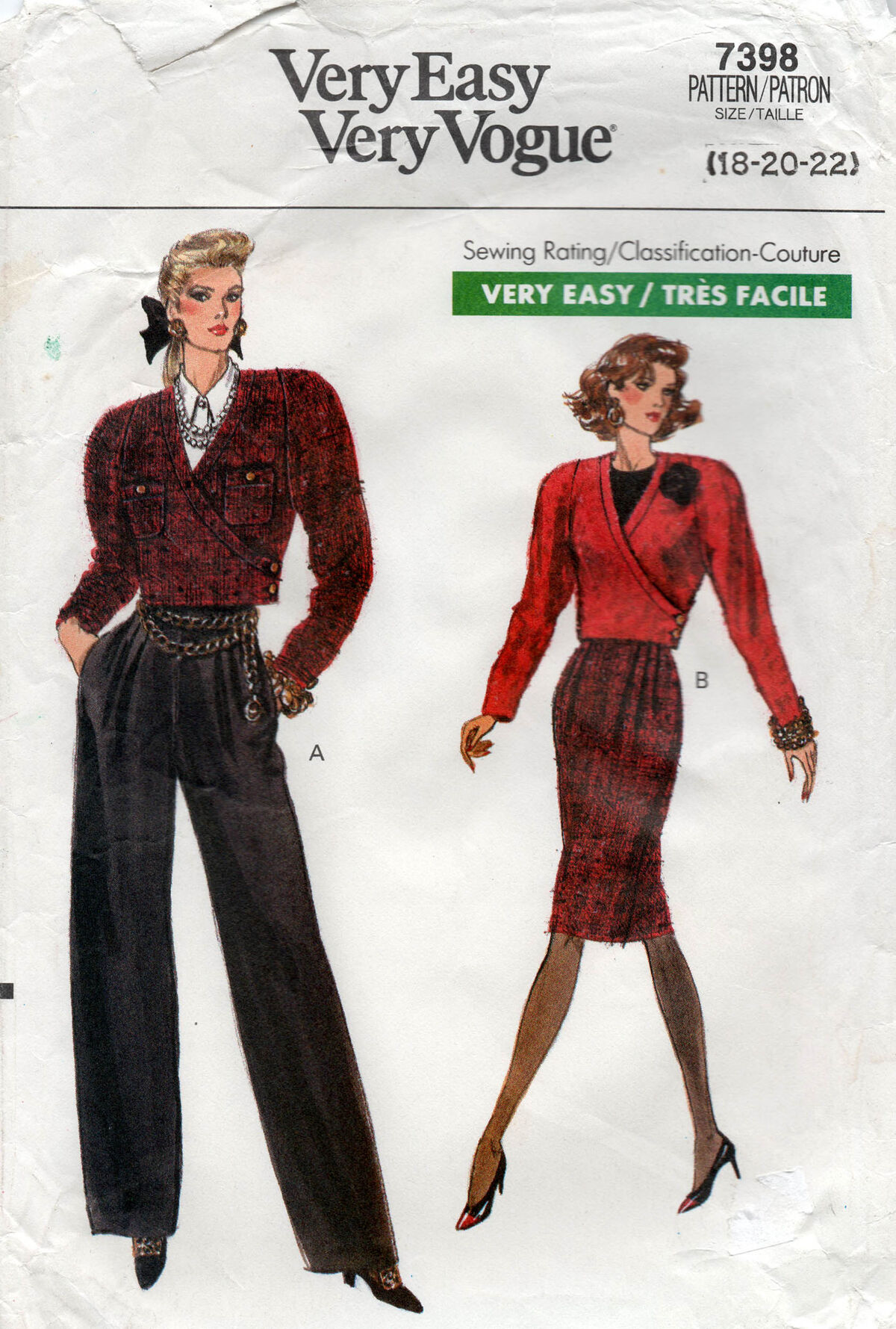 Vogue 7398 B | Vintage Sewing Patterns | Fandom