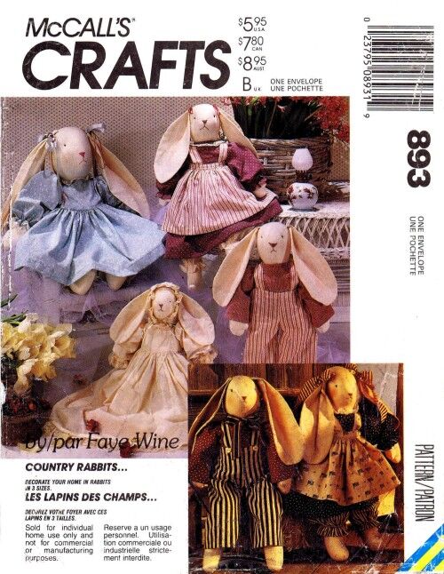 Mccalls bunny pattern shop