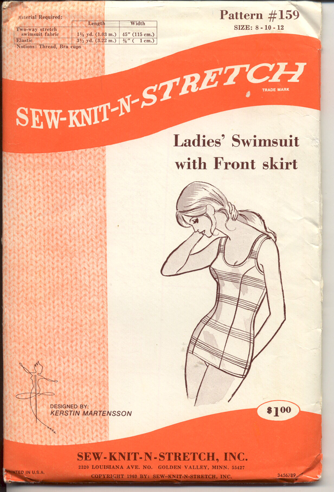 Sew-Knit-N-Stretch 159, Vintage Sewing Patterns