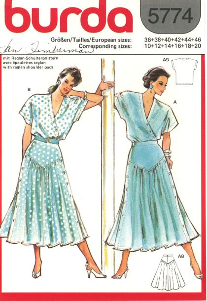 Burda 5774 Vintage Sewing Patterns Fandom Burda 5774 Vintage Sewing Patterns Fandom