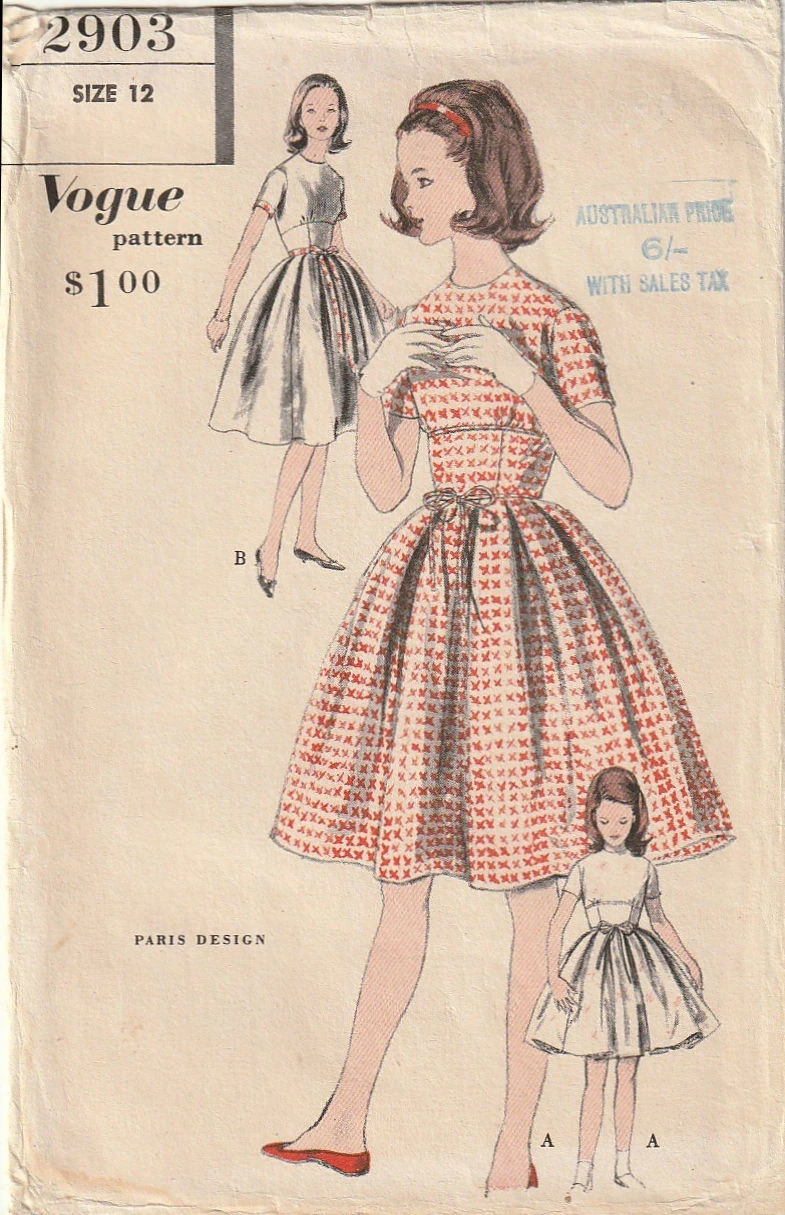 Vogue 2903 A Vintage Sewing Patterns Fandom
