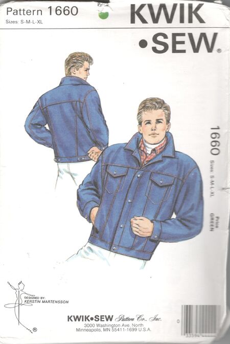 Sewing the Foreman Jacket in electric blue cotton drill (review and lessons  learned) - The Crafty Gentleman
