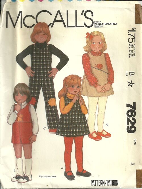 McCall's 7629 A | Vintage Sewing Patterns | Fandom