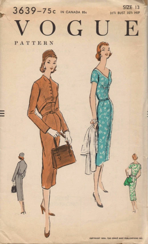 Vogue 3639 | Vintage Sewing Patterns | Fandom