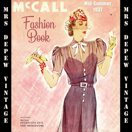 Mccall fashion book 1937