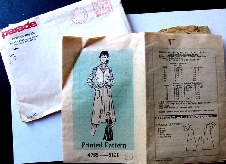 Vintage Mail Order Pattern 4785