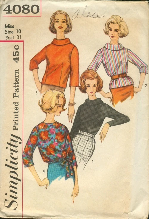 Simplicity 4080 Vintage Sewing Patterns Fandom
