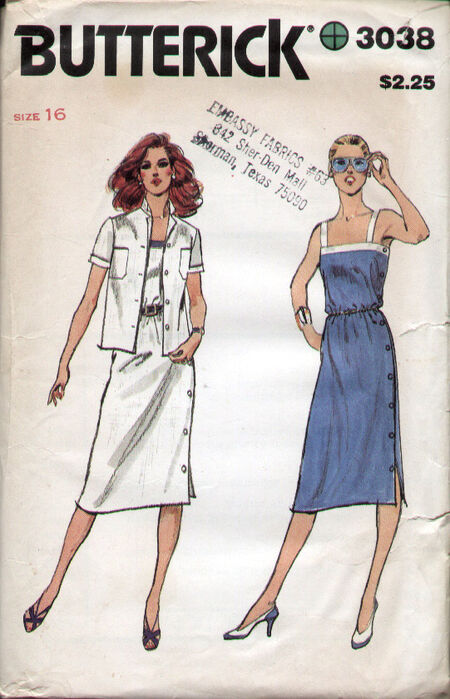 Butterick 3038 70s