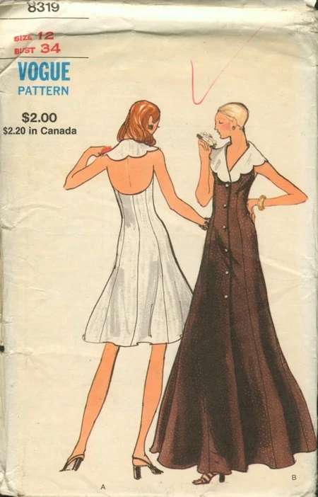 Vogue 8319 | Vintage Sewing Patterns | Fandom