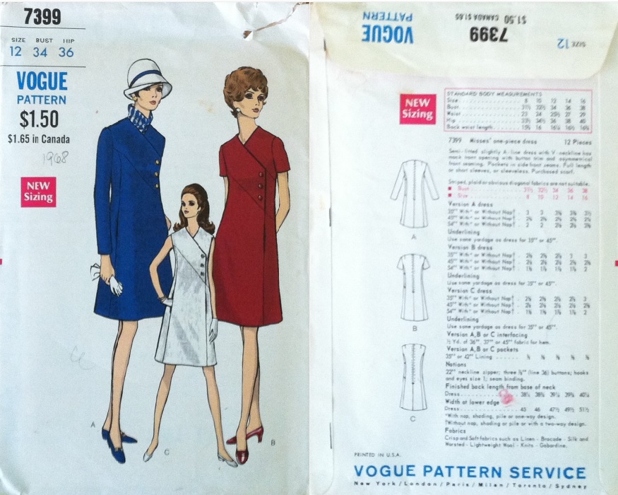 Vogue 7399 A Vintage Sewing Patterns Fandom Vogue 7399 A Vintage Sewing Patterns Fandom