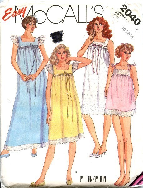 McCall's 2040 A | Vintage Sewing Patterns | Fandom