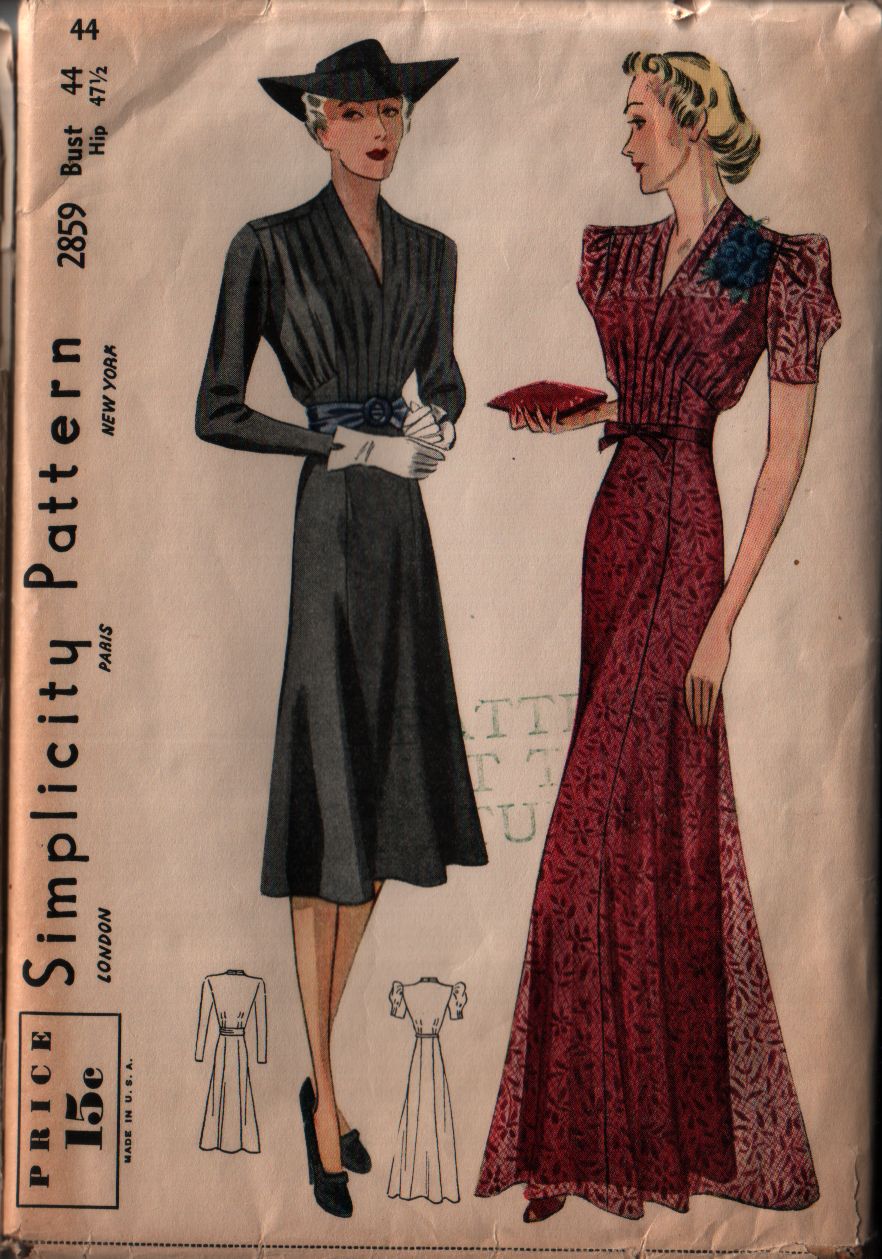 Simplicity 2859 Vintage Sewing Patterns Fandom