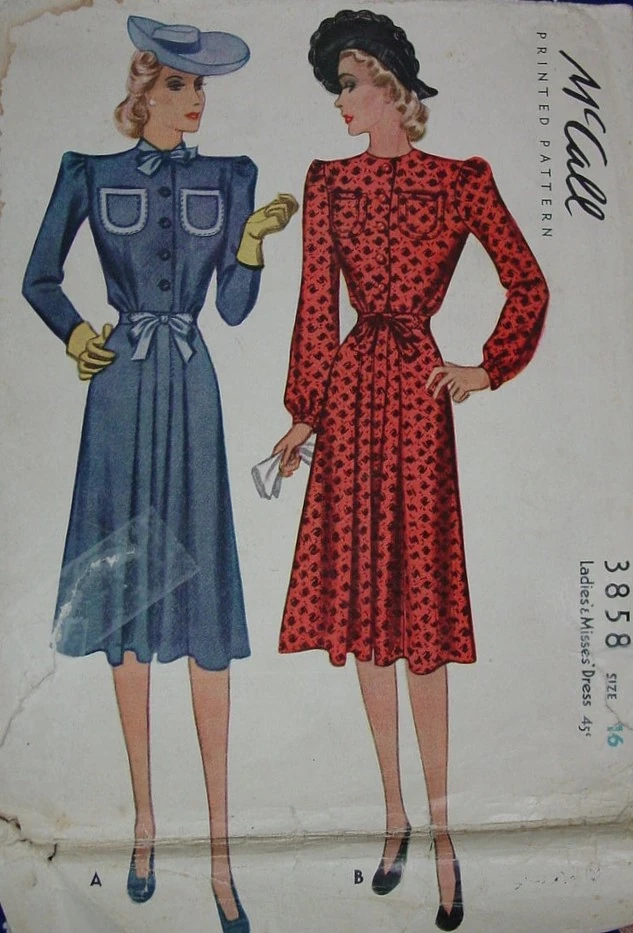McCall 3858 | Vintage Sewing Patterns | Fandom
