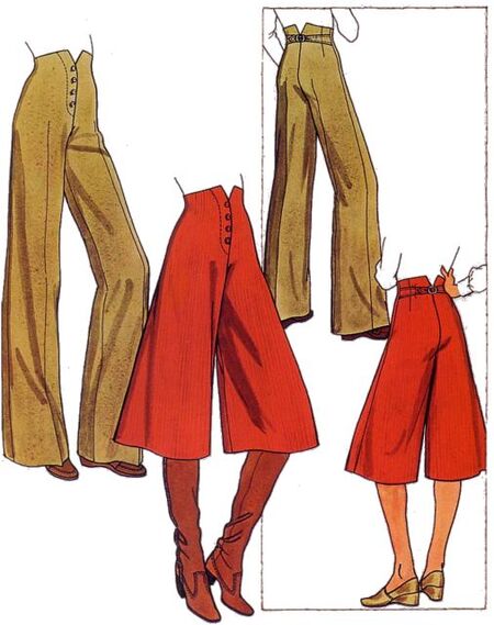 Womens Vintage Pants Patterns at RustyZipperCom Vintage Clothing