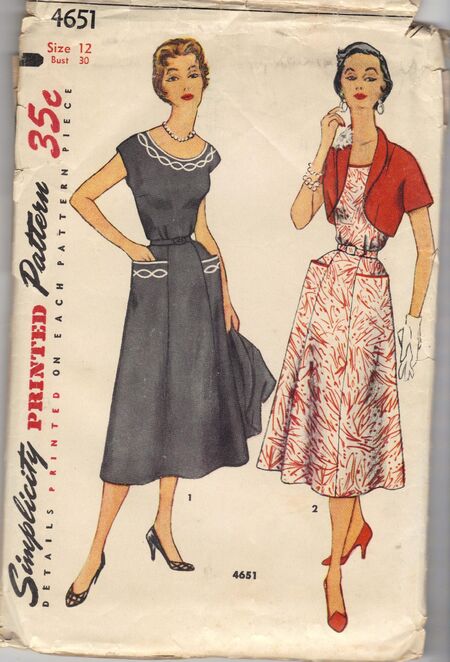 Misses' and Women's One-Piece Dress and Jacket, Transfer Included