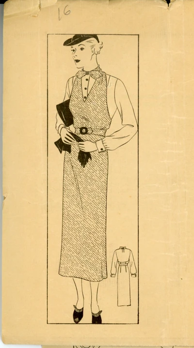 Anne Adams 2404 Misses' Jumper Dress and Blouse