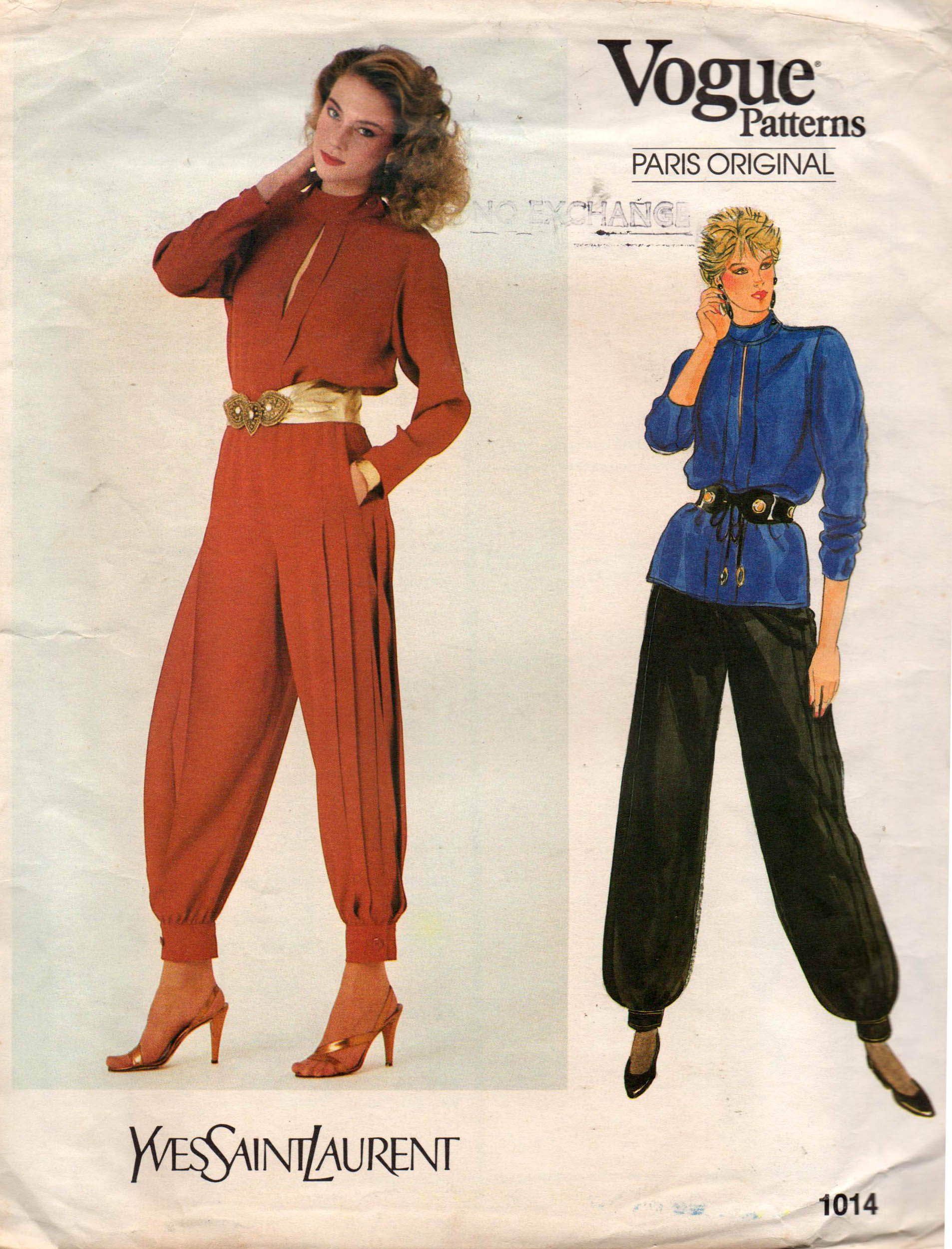 Vogue Sewing Pattern Issey Miyake 1328 L GRADED Plus Harem Top Trousers  Jacket  eBay