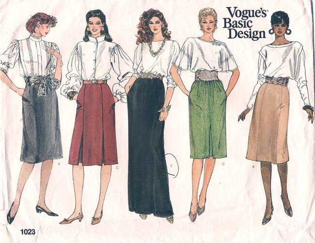 Vogue 1023 A | Vintage Sewing Patterns | Fandom