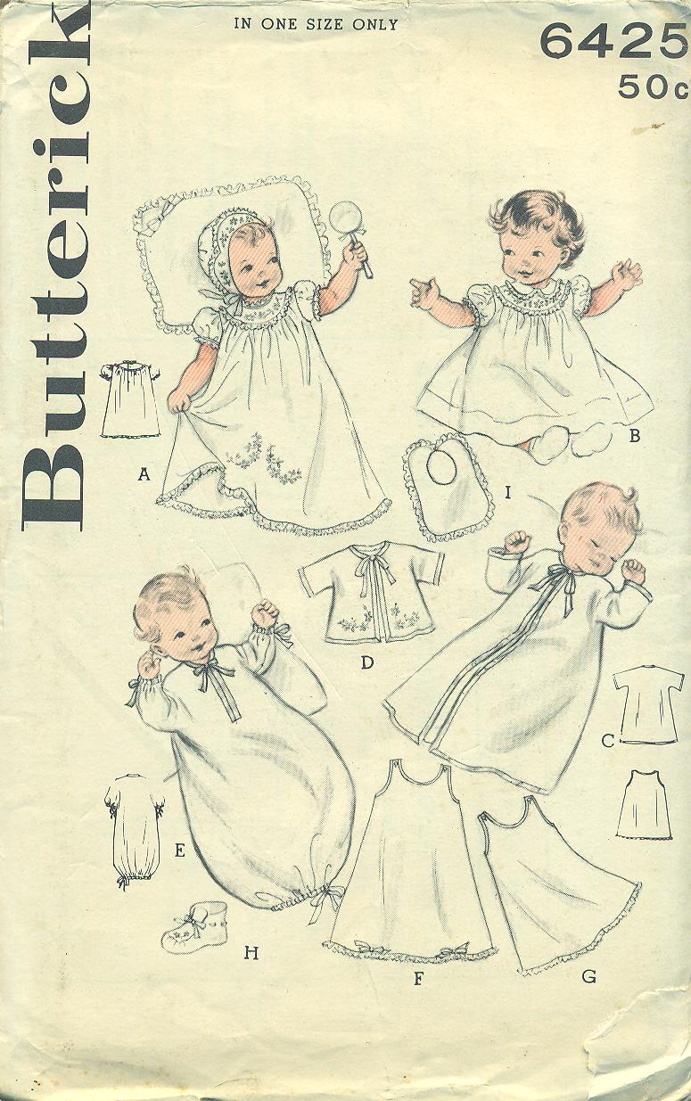 PDB6045 | Infants' Puff-Sleeve Romper, Dress, Sash, Bonnet, Booties and  Blanket | Butterick Patterns