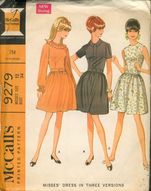 McCall's 9279, Vintage Sewing Patterns
