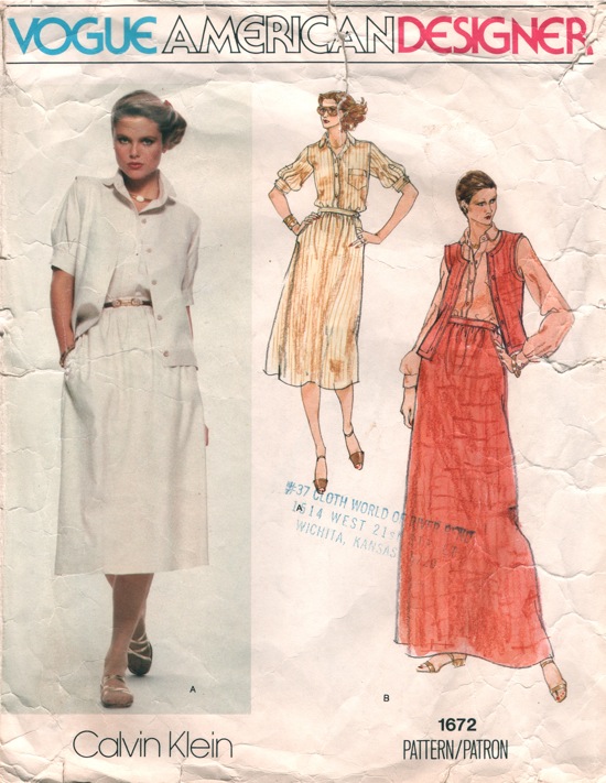 Vogue 1672 B | Vintage Sewing Patterns | Fandom