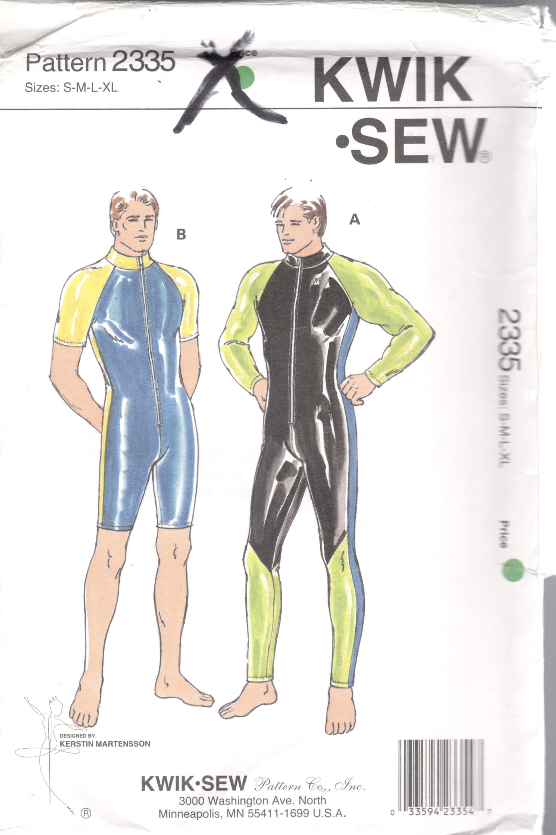 Kwik Sew 2313 90's Jogging Suit Sewing Pattern Uncut Size XS to XL