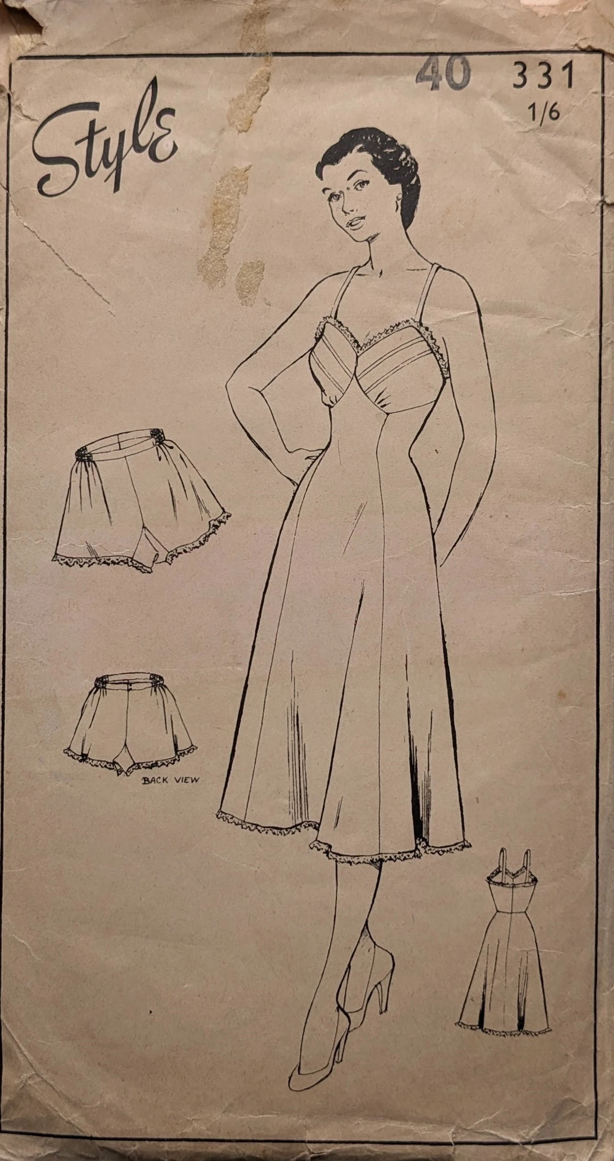 Style 331 | Vintage Sewing Patterns | Fandom