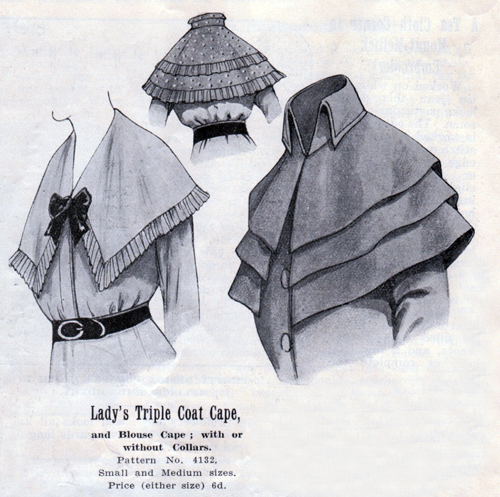 Triple cape coat deals
