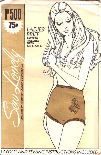Sew Lovely Ladies Lingerie, Men's Underwear Sewing Pattern