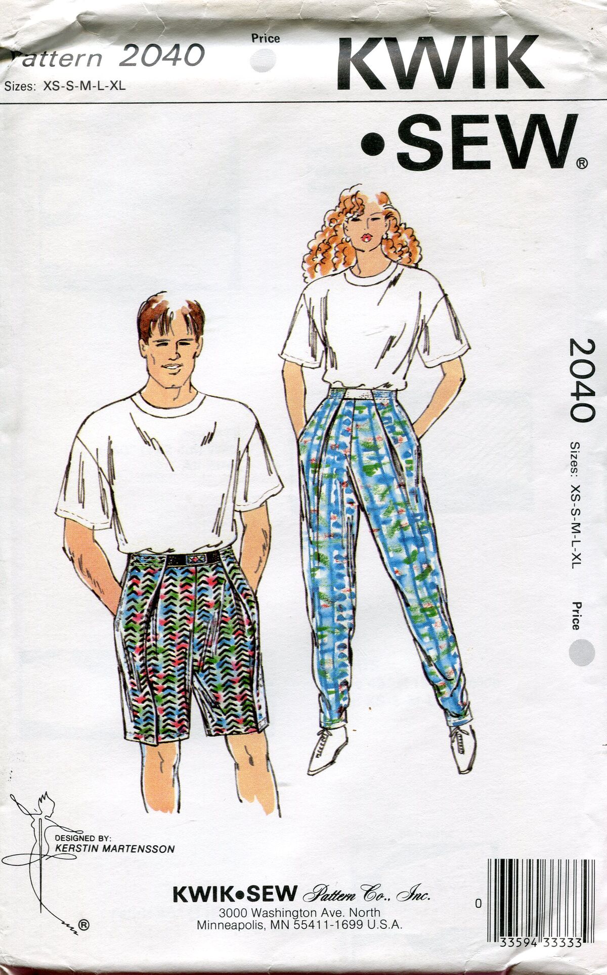 Kwik Sew 2040, Vintage Sewing Patterns