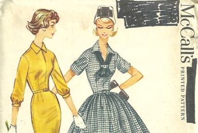 McCalls 5040 1950s Dress Vintage Sewing Pattern
