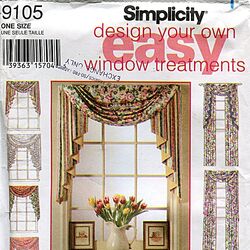 Vintage Pattern McCalls 5283 Curtain Sewing Pattern Vintage Curtain Pattern