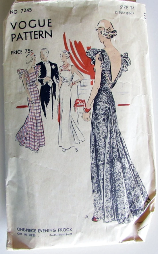 Vogue 7245 B | Vintage Sewing Patterns | Fandom