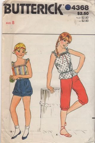 Girls Top, Knickers and Shorts