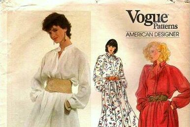 Vogue American Designer 2595 Calvin Klein Misses' Dress 