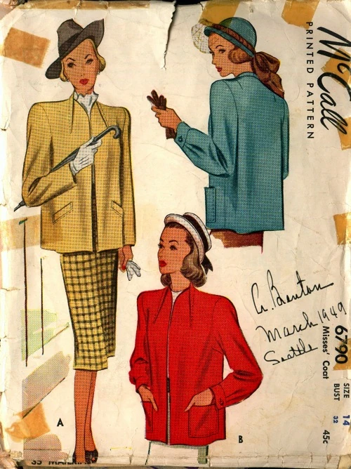 McCall 6790 | Vintage Sewing Patterns | Fandom
