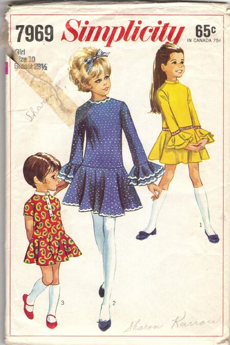 Child's and Girls' Dress ©1968