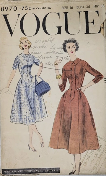 Vogue 8970 B | Vintage Sewing Patterns | Fandom