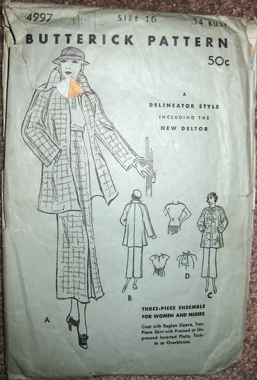 Butterick 4997 A front