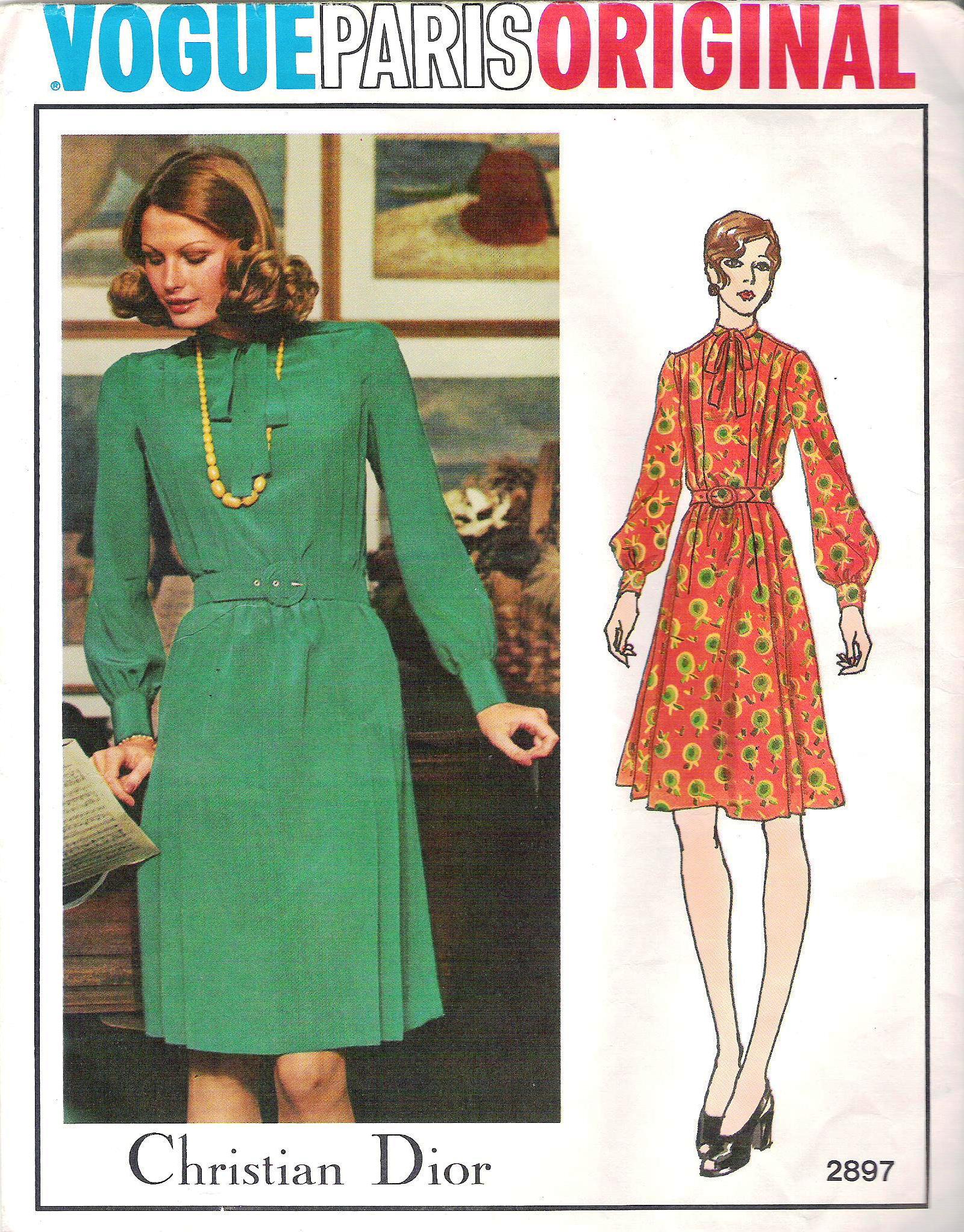 FRESCO ファッション　デザイン　テキスタイル　VOGUE Vogue 2897 | Vintage Sewing Patterns | Fandom