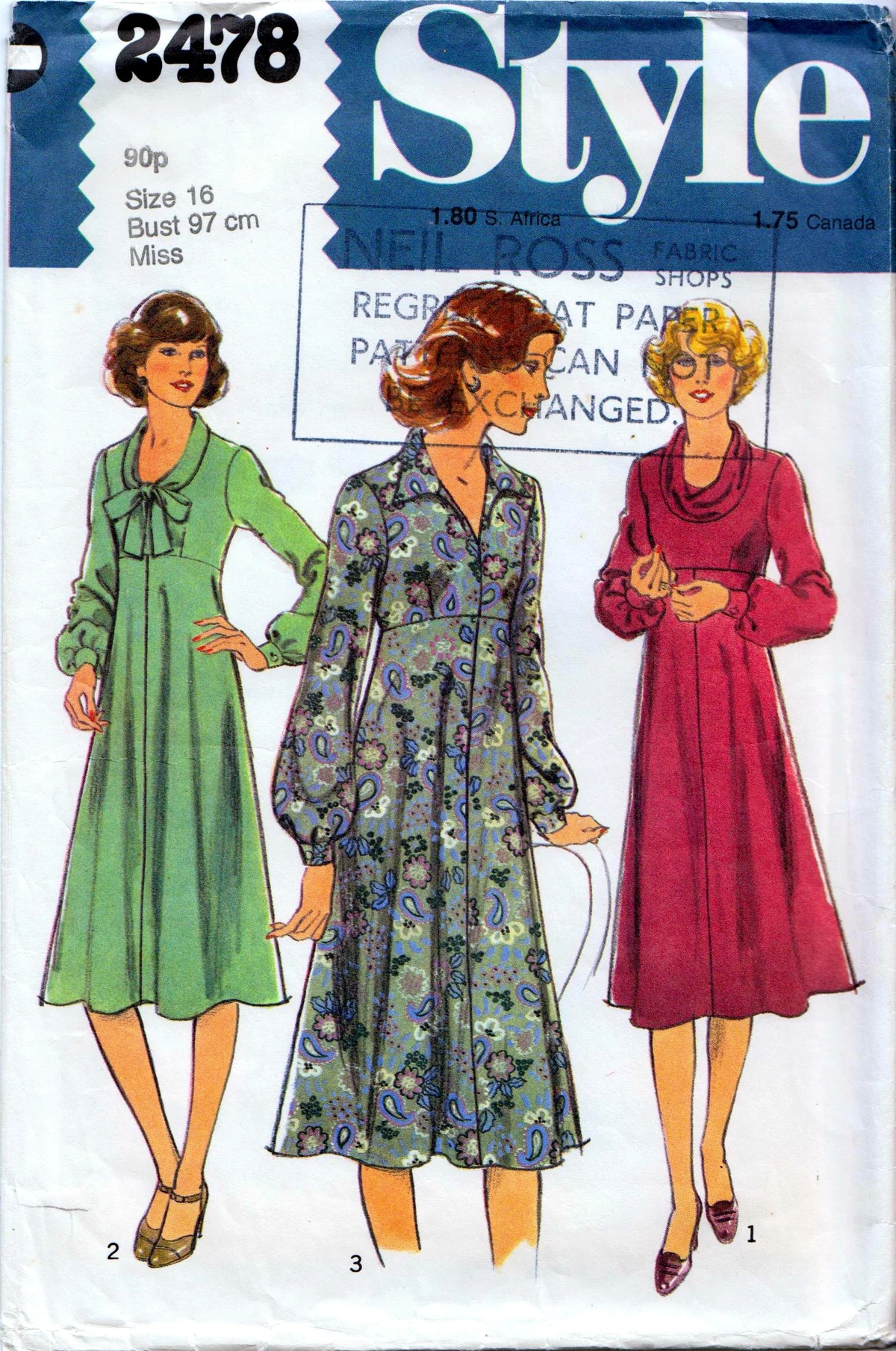 Style 2478 | Vintage Sewing Patterns | Fandom