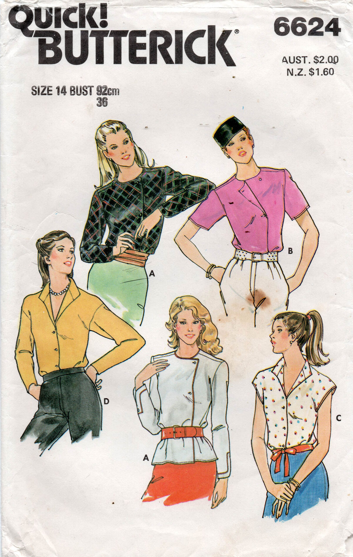 Butterick 6624 B | Vintage Sewing Patterns | Fandom