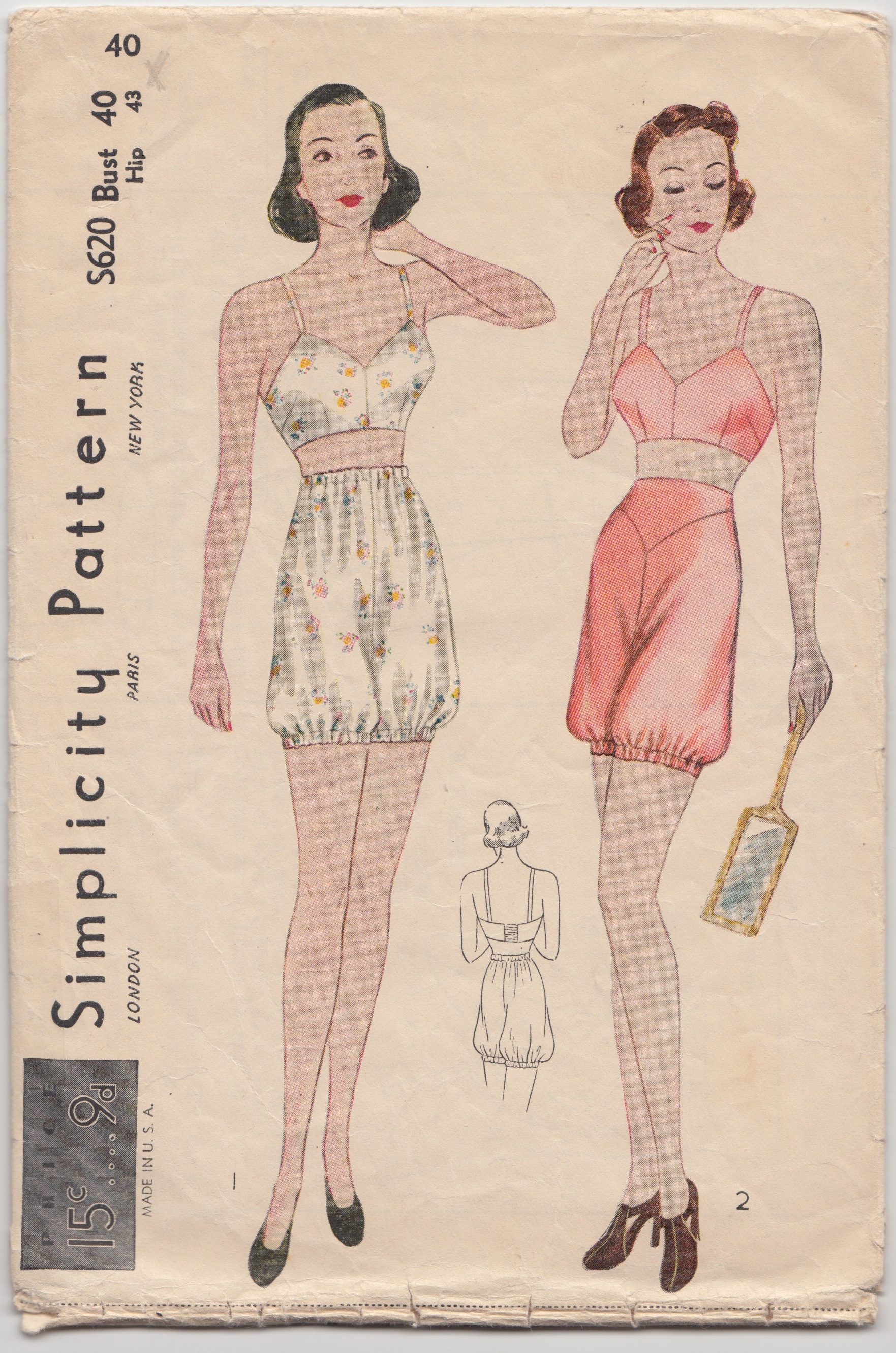 Simplicity S620, Vintage Sewing Patterns