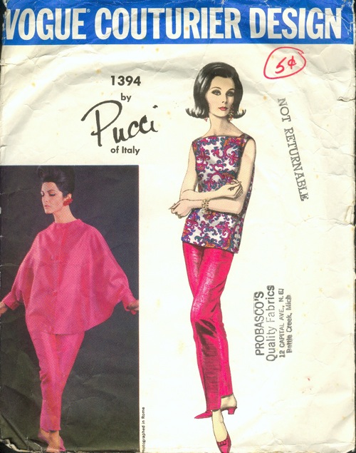 PUCCI Vogue 1965  Pucci vintage, Pucci, Emilio pucci