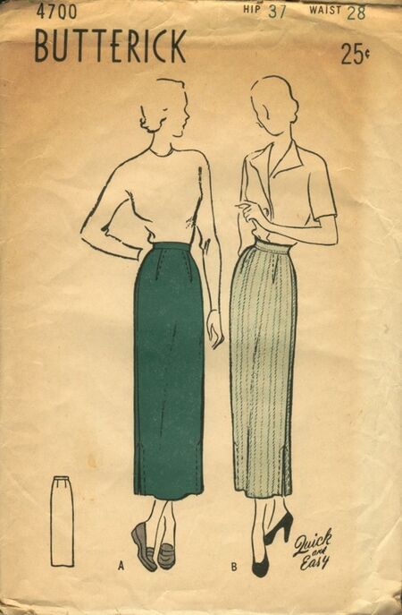 Butterick 4700 | Vintage Sewing Patterns | Fandom