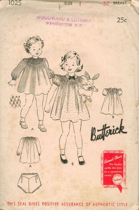 Butterick 1025