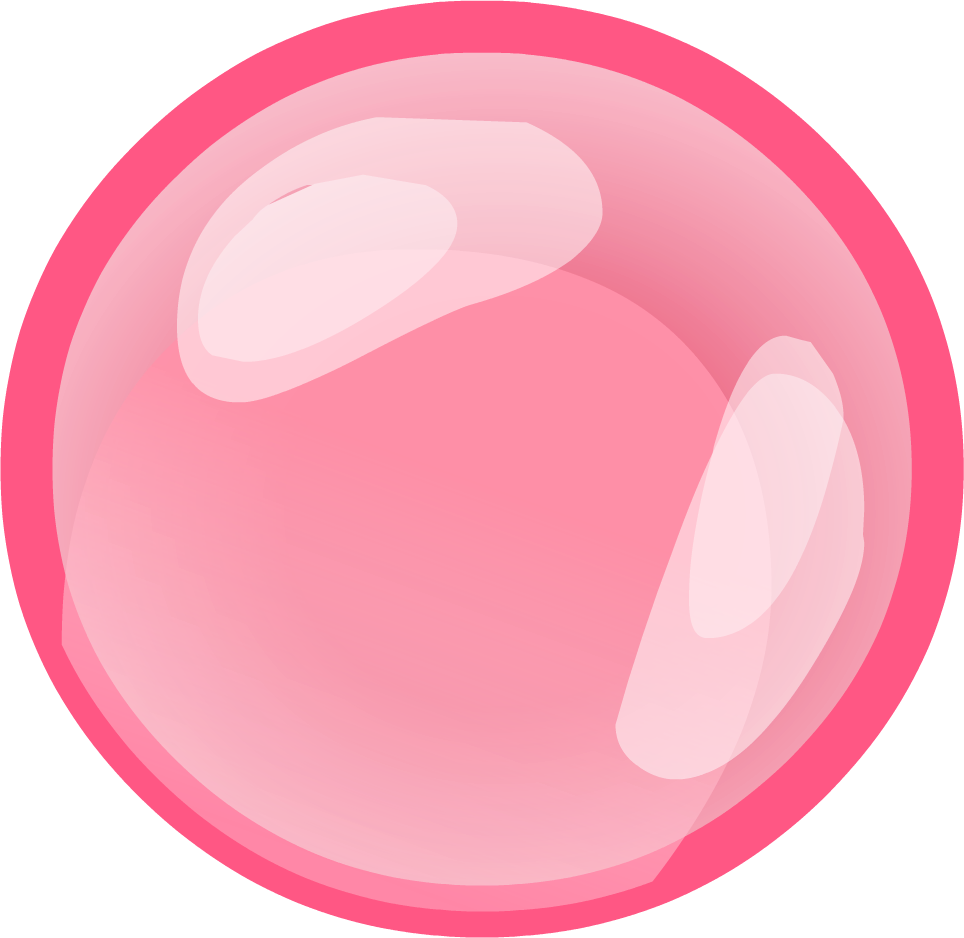 pink bubble gum