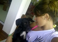 Martina and a dog.jpg (60 KB)