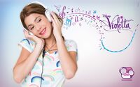 Violetta disney channel sfondo cuffie 1920x1200